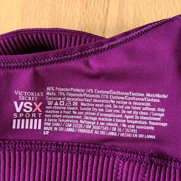 💜VSX Sport Purple Sports Bra💜 - Picture 3 of 3